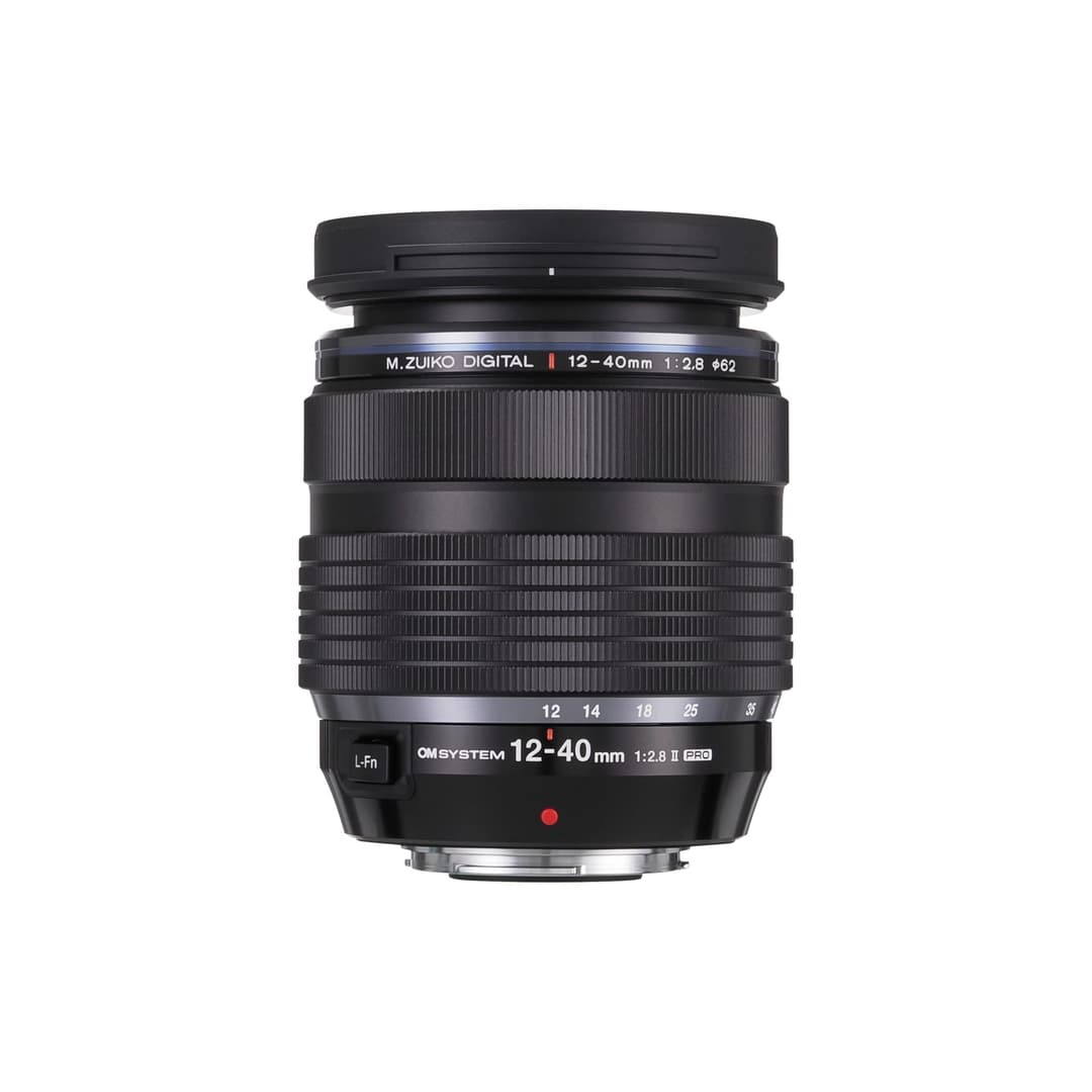 OM SYSTEM M.Zuiko Digital ED 12-40mm F2.8 II PRO Zoom Lens - Black - Image 1