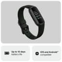 Fitbit Inspire 3 Activity Tracker 10 days battery life and Daily Readiness Score - Black thumbnail 3