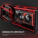 Antec Performance 1 M Mini ITX PC Gaming Case - Black thumbnail 4
