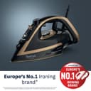 Tefal FV8064 Steam Iron - Black / Gold thumbnail 2