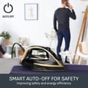 Tefal FV8064 Steam Iron - Black / Gold thumbnail 7