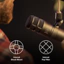 Audio-Technica AT 2040 Hypercardioid Dynamic Podcast Microphone - Black thumbnail 5