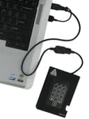 1TB Apricorn Aegis Padlock Fortress USB3.0 External Hard Drive - Black thumbnail 3