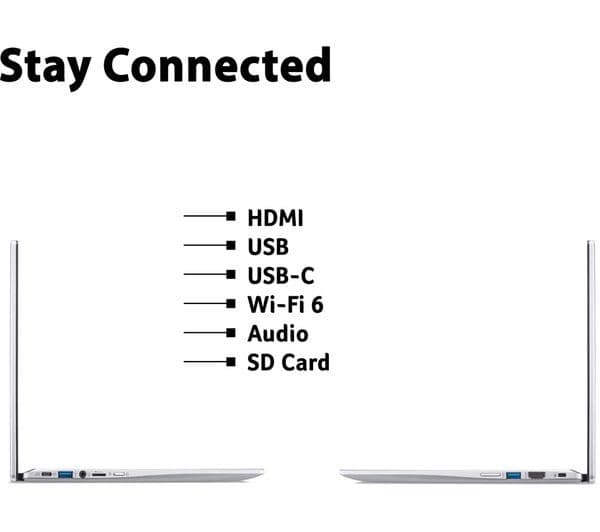 Acer Chromebook Spin 314 Intel Celeron N4500 4GB 64GB Silver - Image 9