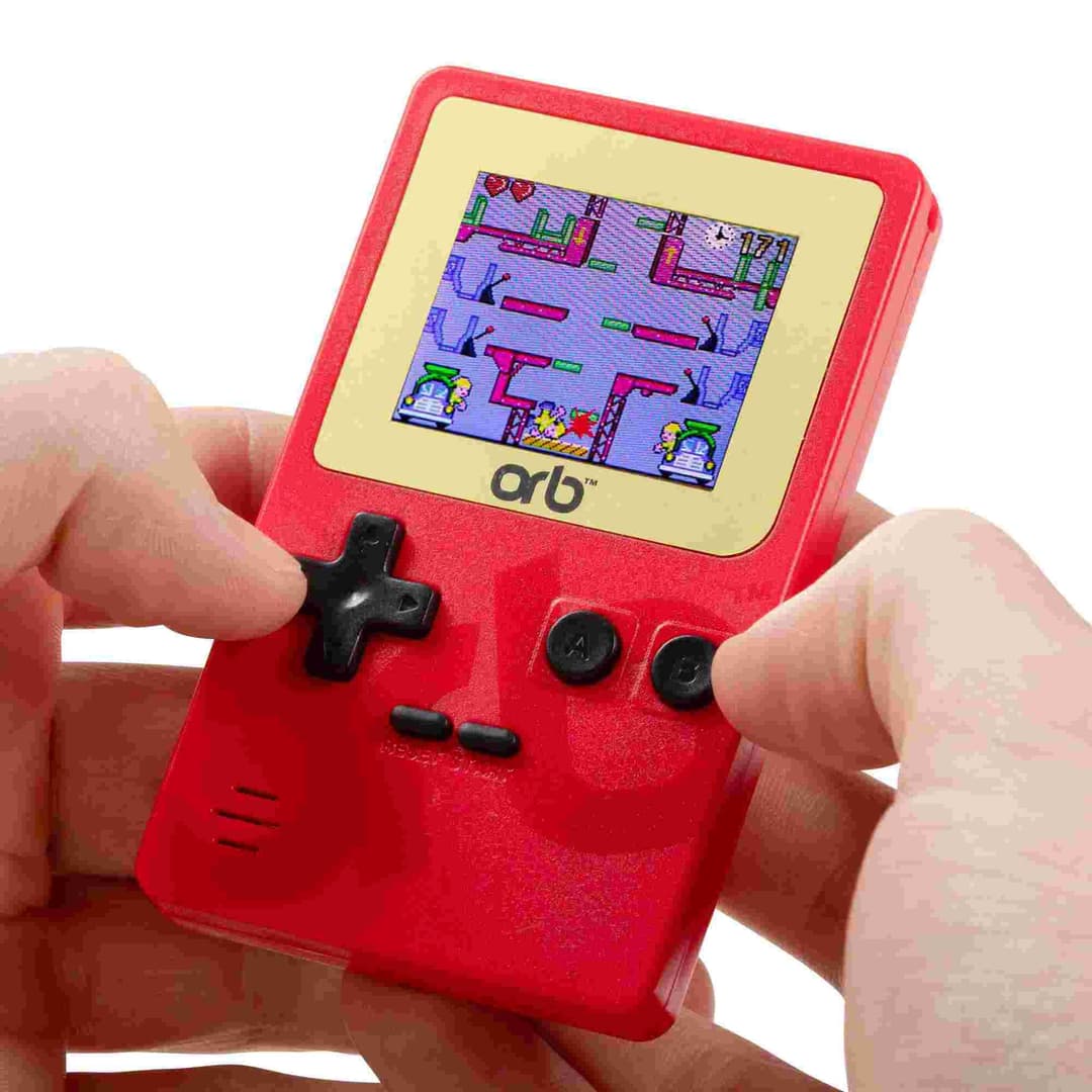 Orb - Retro Mini Handheld Games Console (150 Games) Gold - Image 1
