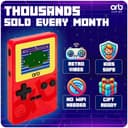 Orb - Retro Mini Handheld Games Console (150 Games) Gold thumbnail 6