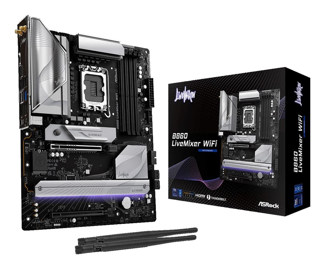 Asrock B860 LiveMixer WiFi Intel B860 LGA 1851 (Socket V1) ATX - Image 6