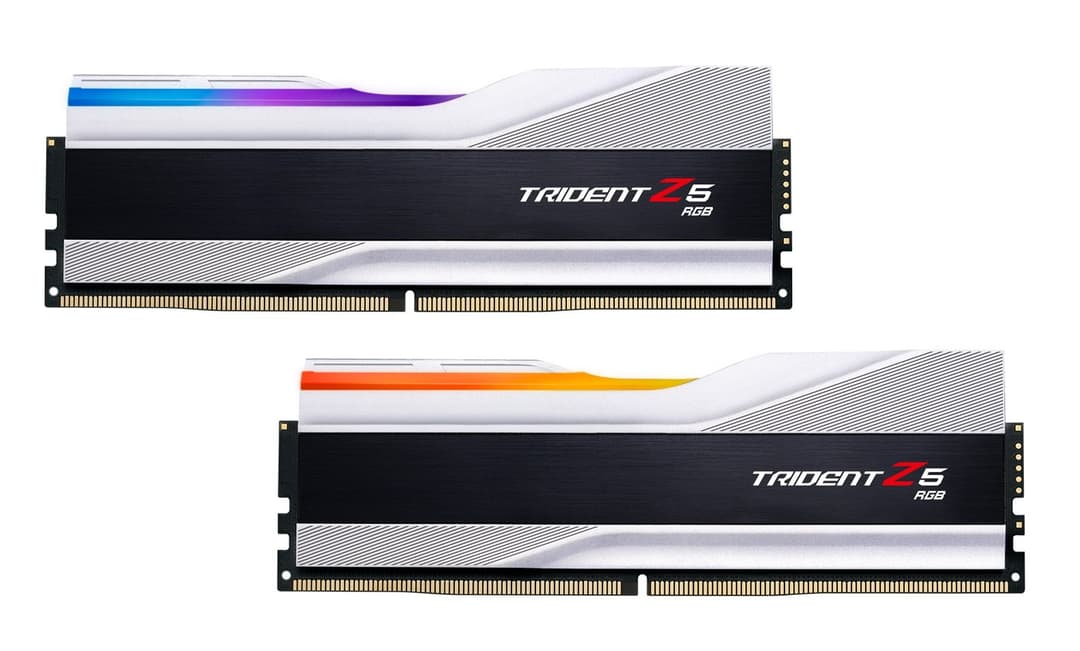 32GB G.Skill DDR5 Trident Z5 RGB 5600MHz CL36 1.20V Dual Channel Kit 2x 16GB Silver - Image 2