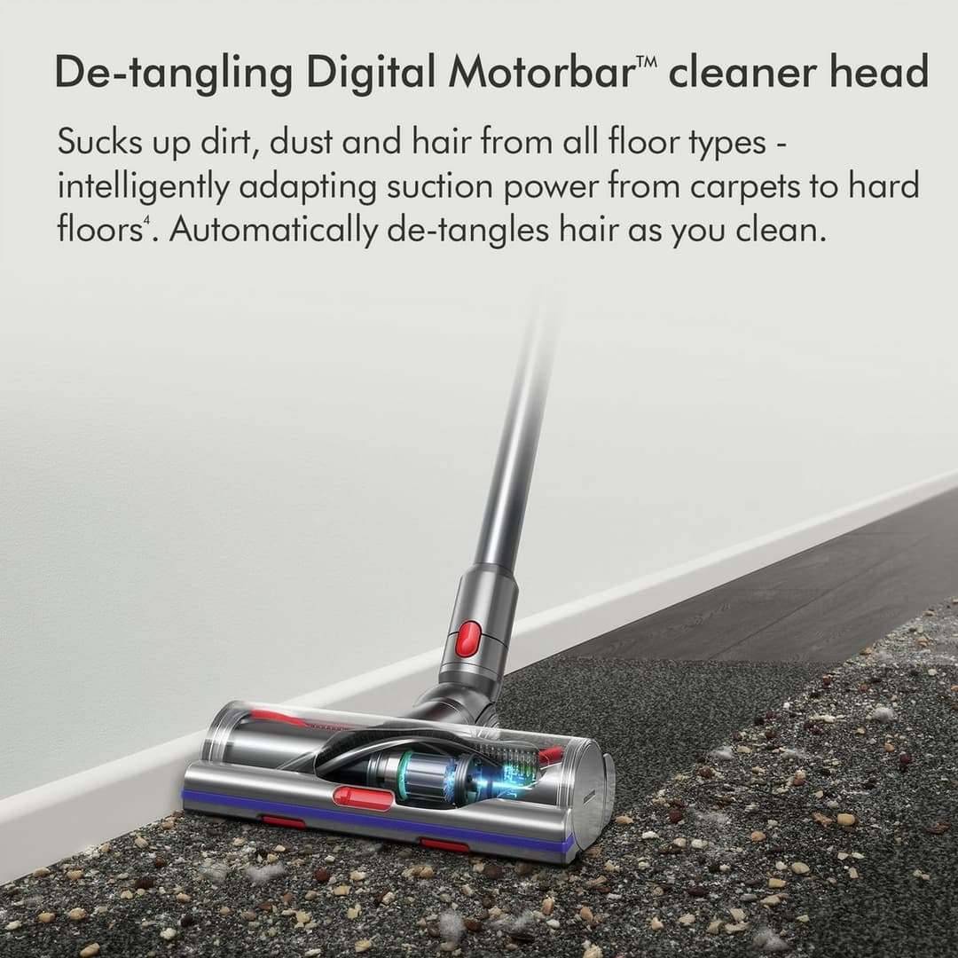 Dyson V15s Detect Submarine Cordless Vacuum Nickel & Yellow - Image 5