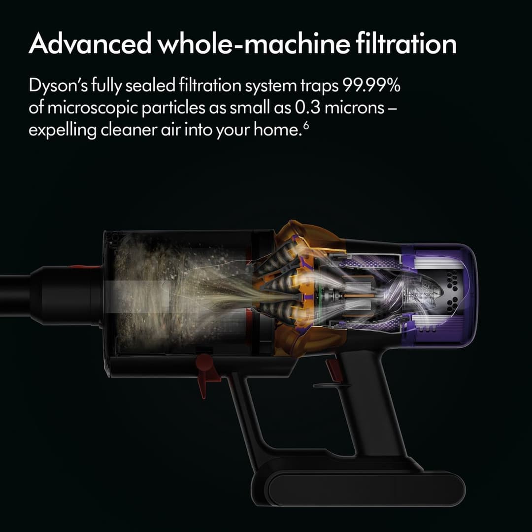 Dyson V15s Detect Submarine Cordless Vacuum Nickel & Yellow - Image 6