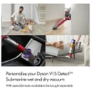 Dyson V15s Detect Submarine Cordless Vacuum Nickel & Yellow thumbnail 8