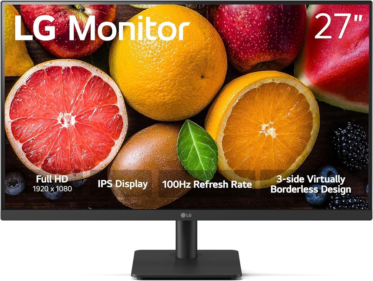 LG 27MS500-B 27" Monitor FHD 100Hz Black