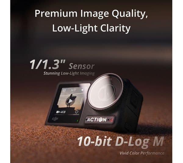 DJI Osmo Action 4 Adventure Combo Camera Black - Image 2