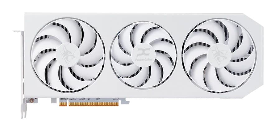 PowerColor Hellhound Radeon RX 9070 XT Spectral White AMD 16 GB GDDR6 - Image 1