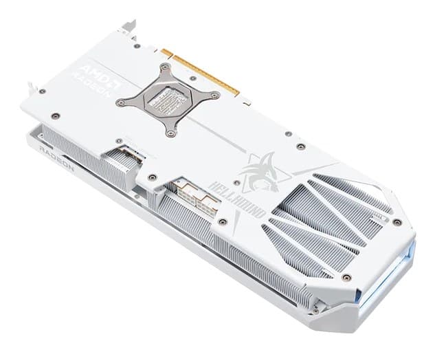 PowerColor Hellhound Radeon RX 9070 XT Spectral White AMD 16 GB GDDR6 - Image 4