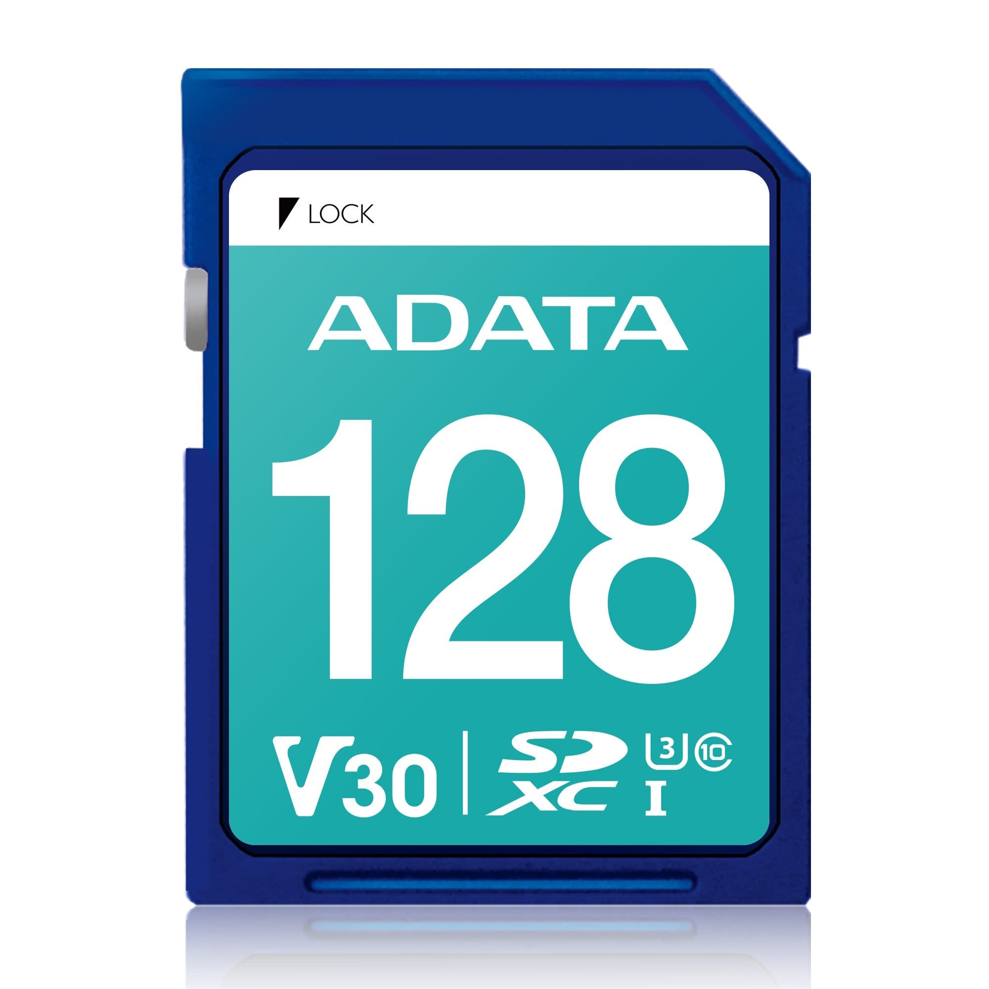 128GB AData Premier Pro SDXC Memory Card UHS-I U3 CL10 V30 4K Ultra HD
