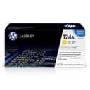 HP Q6002A 124A Original LaserJet Toner Cartridge - Yellow thumbnail 1