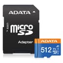 512GB AData Premier microSDXC A1 UHS-1 CL10 Memory Card w/SD adapter 85MB/sec thumbnail 1