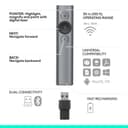 Logitech Spotlight 910-004861 Wireless Presentation Remote - Grey thumbnail 8