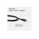 Microsoft Modern USB C Wired Headset Noise Reduction Boom Mic Black - I6N-00001 thumbnail 5