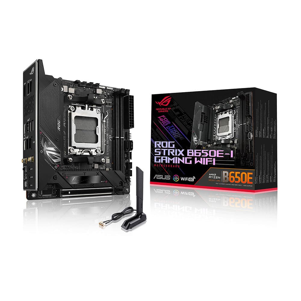 ASUS ROG Strix B650E-I Gaming WiFi AMD B650 Socket Mini ITX Motherboard - 90MB1BI0-M0EAY0 - Image 1