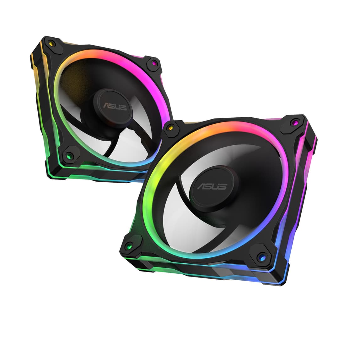 ASUS Prime MR120 ARGB 120mm PC Fan Triple Pack - Black - Image 3