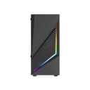 Vida Genesis Micro-ATX ARGB Tempered Glass Gaming PC Case - Black thumbnail 2