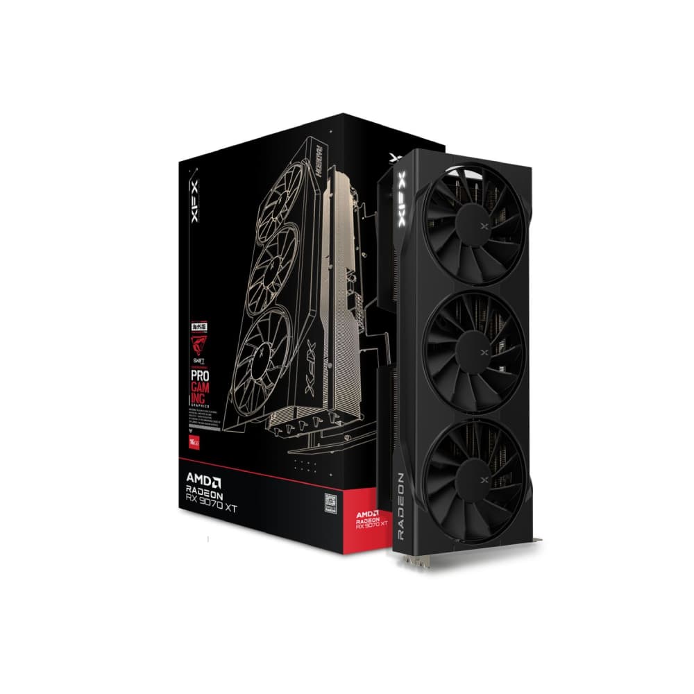 XFX Swift AMD Radeon RX 9070XT 16GB Gaming Graphics Card - Image 1