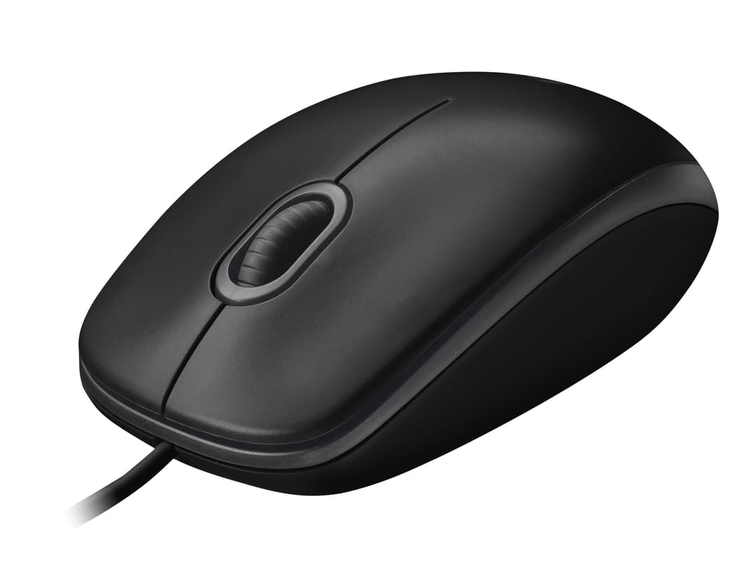 Logitech B100 Wireless Ambidextrous Mouse Black - 910-003357 - Image 2