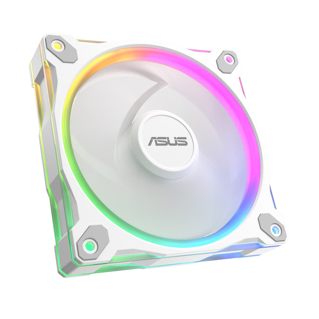 ASUS Prime MR120 ARGB 120mm PC Fan - White - Image 4