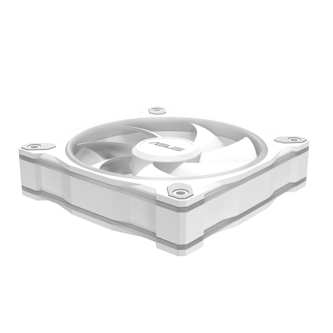 ASUS Prime MR120 ARGB 120mm PC Fan - White - Image 9