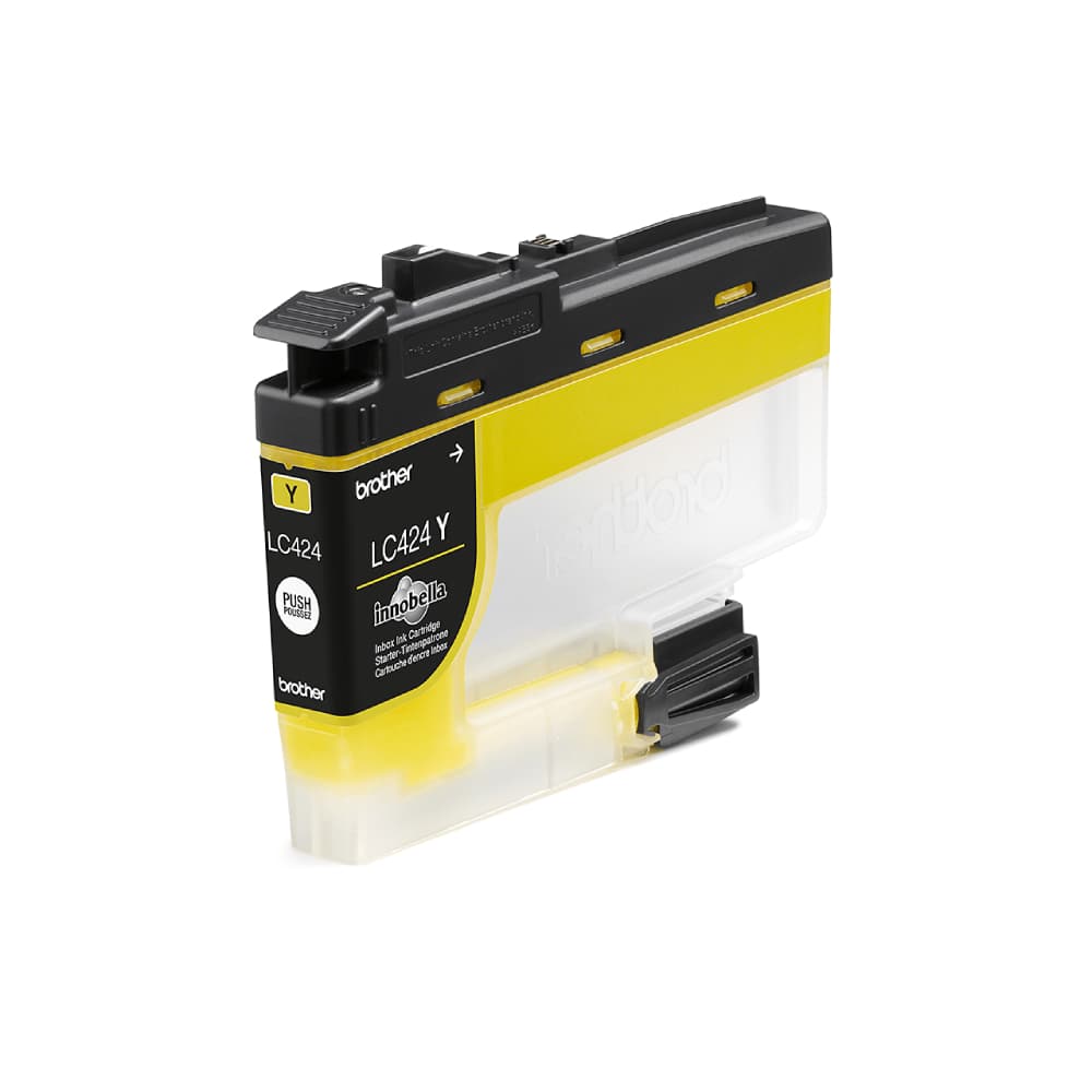 Brother LC424Y Yellow 750 Pages Yield Ink Cartridge - Image 2