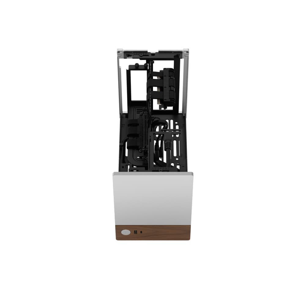 Fractal Design Terra Silver SFF Mini-ITX PC Gaming Case - Silver - Image 5