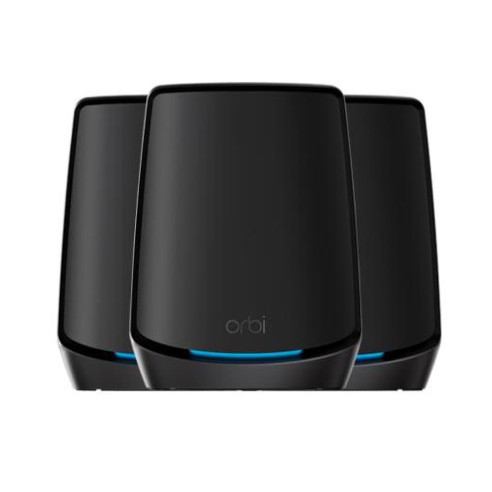 NETGEAR Orbi 860 Series Tri-Band WiFi 6 upto 6Gbps Mesh System 10 Gig Port with 1-year NETGEAR Armor included - Pack of 3 - Image 1