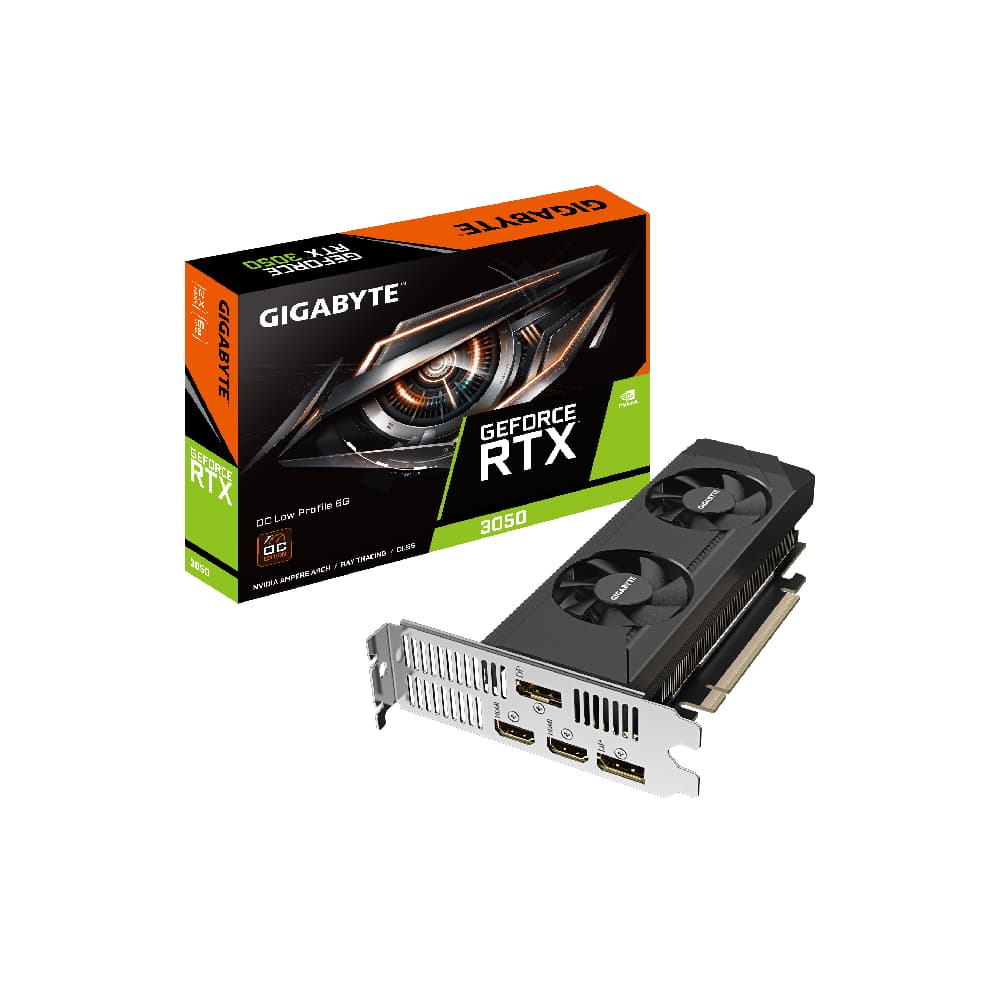 GIGABYTE GeForce RTX 3050 LP 6GB OC Graphics Card - Image 1