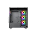Vida Solus Black ARGB Tempered Glass ATX Gaming Case thumbnail 5