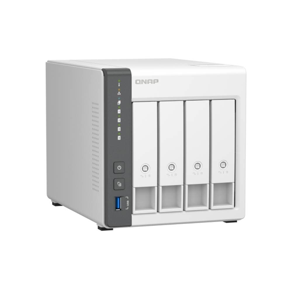 QNAP TS-433-4G ARM Cortex-A55 4GB RAM 4 Bay NAS Servers Tower - Image 1