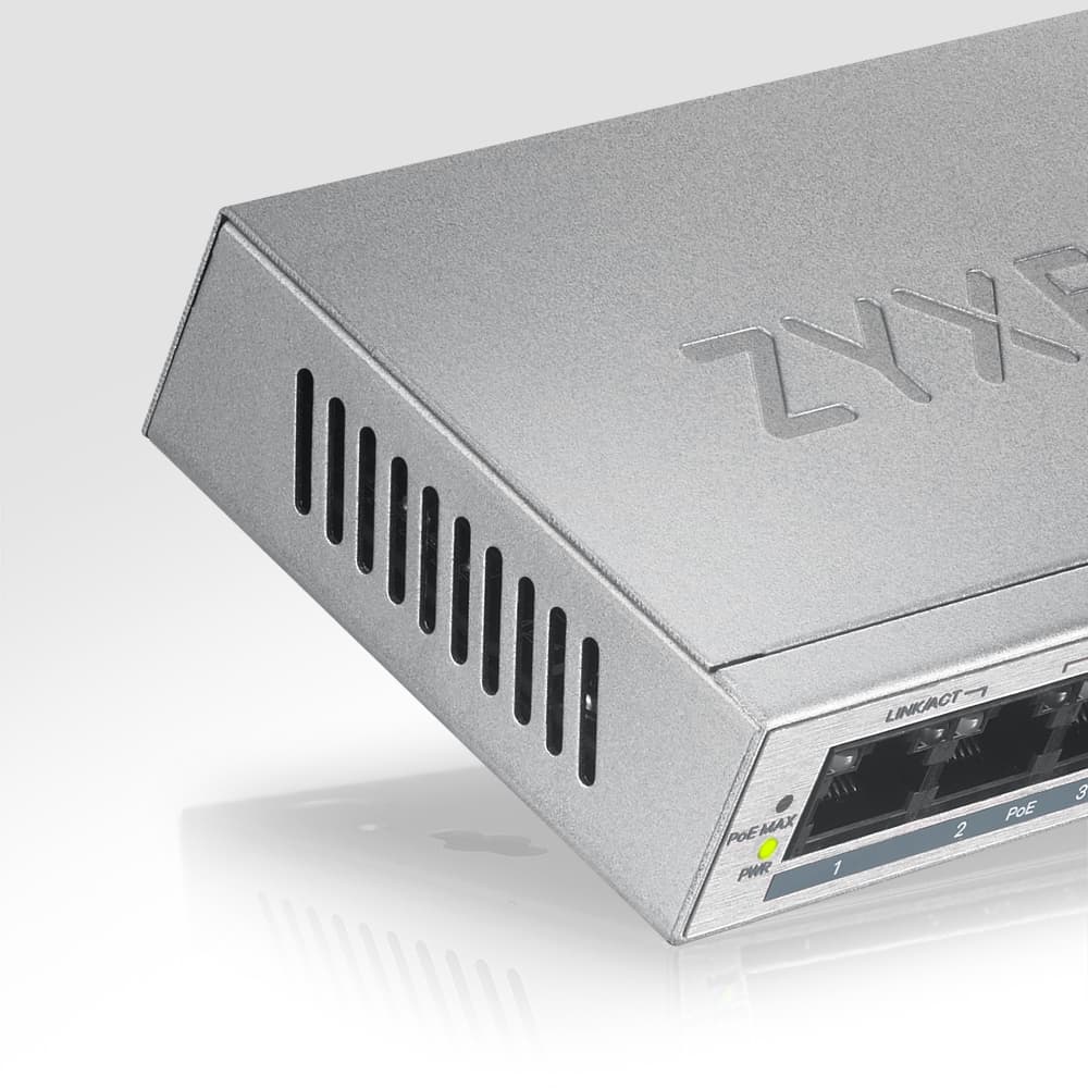 Zyxel GS1005HP-GB0101F 10 Gbit/s Unmanaged 5 x Gigabit Ethernet RJ45 Network Switch - Image 9