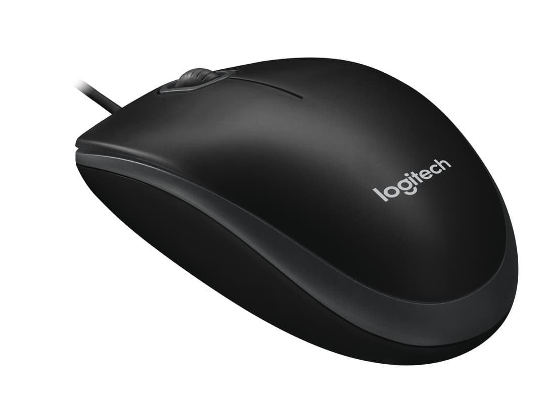 Logitech B100 Wireless Ambidextrous Mouse Black - 910-003357 - Image 3