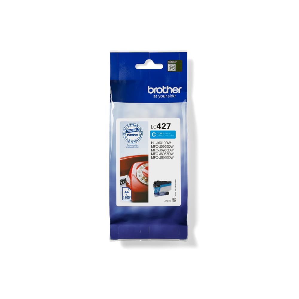 Brother LC427C Cyan 750 Pages Yield Ink Cartridge - Image 3