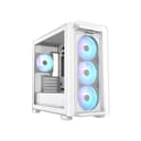 ASUS A23 PLUS RGB Tempered Glass Micro ATX Gaming Case - White thumbnail 1