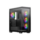 Vida Solus Black ARGB Tempered Glass ATX Gaming Case thumbnail 1