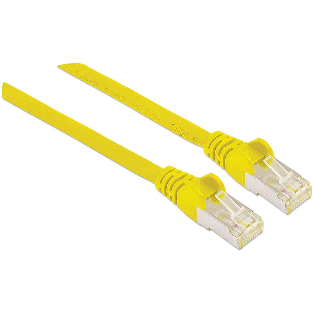 Intellinet 0.5m Cat5e Network Patch Cable, U/UTP, Snag-free, RJ45 Connectors - Image 1