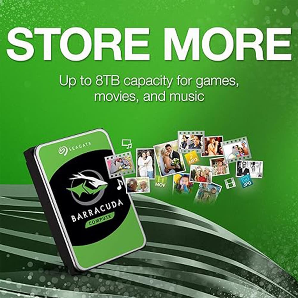 Seagate BarraCuda 4TB 3.5" 5400RPM 256MB Cache Desktop Hard Drive - Image 5