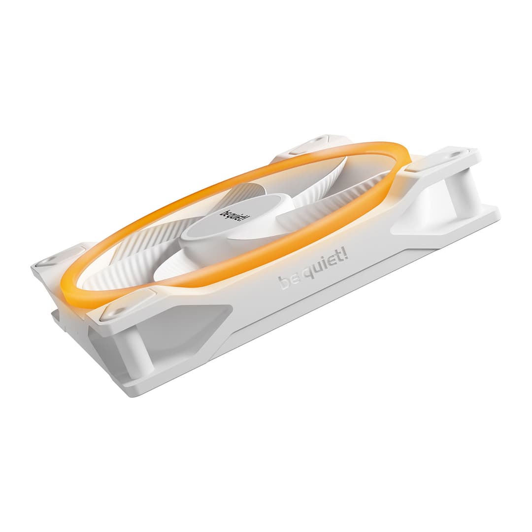 be quiet! Light Wings 140mm ARGB Reverse PWM Case Fan - White - Image 2