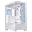 ASUS A31 PLUS TG ARGB Tempared Glass Mid Tower Gaming PC Case - White thumbnail 2