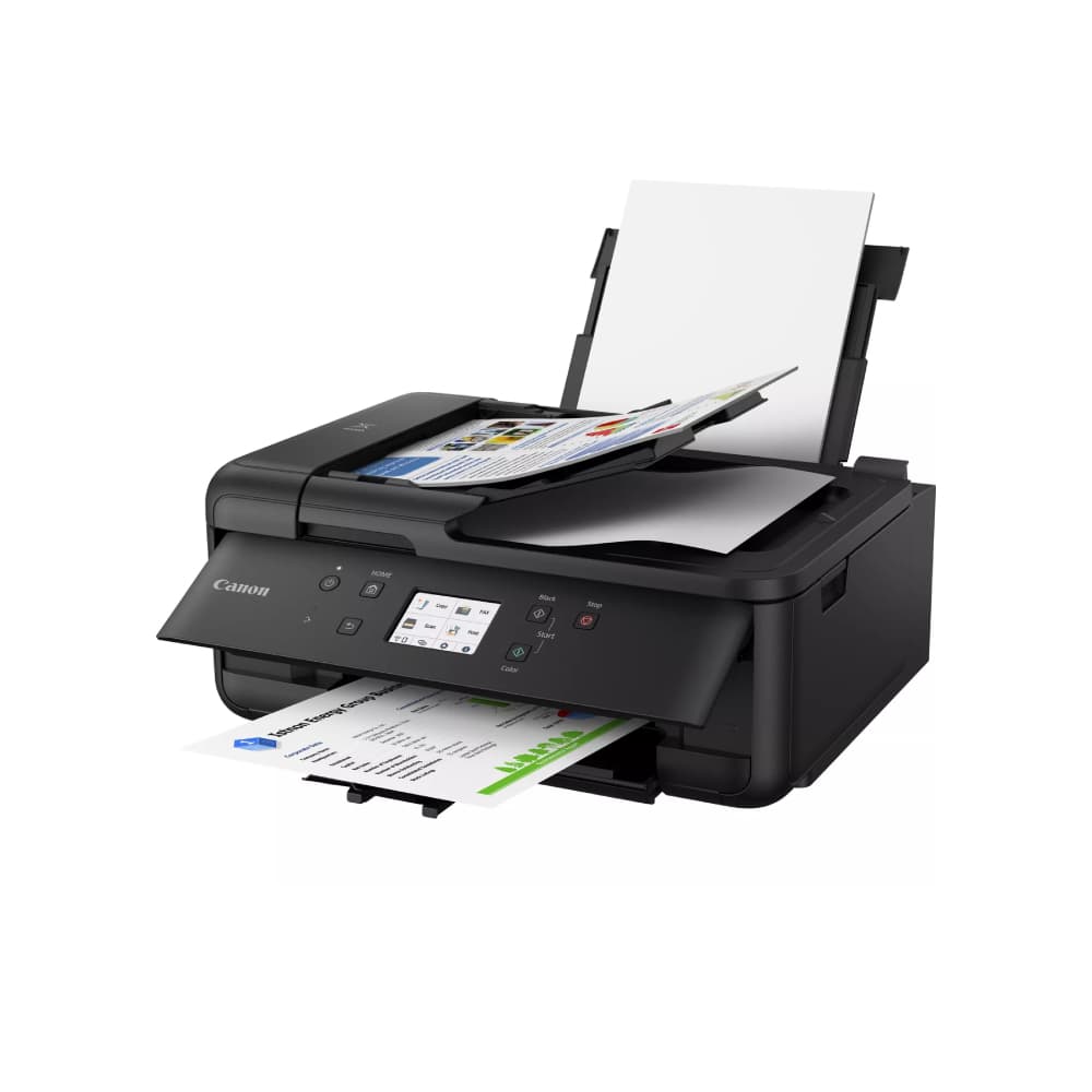 Canon PIXMA TR7650 Inkjet Multifunction A4 Colour Wireless Printer Black - 4452C028 - Image 3