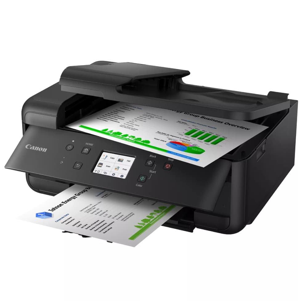 Canon PIXMA TR7650 Inkjet Multifunction A4 Colour Wireless Printer Black - 4452C028 - Image 4