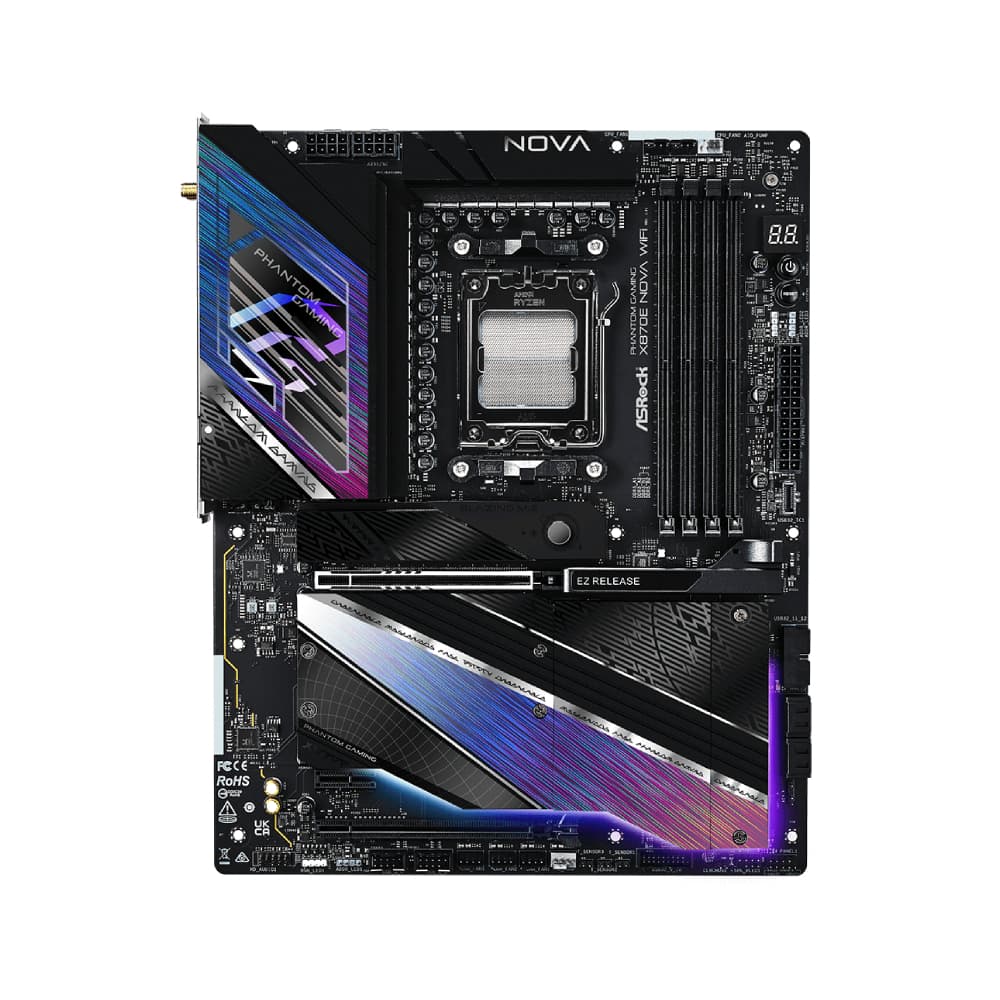 Asrock X870E NOVA WIFI DDR5 ATX AM5 Motherboard - Image 2