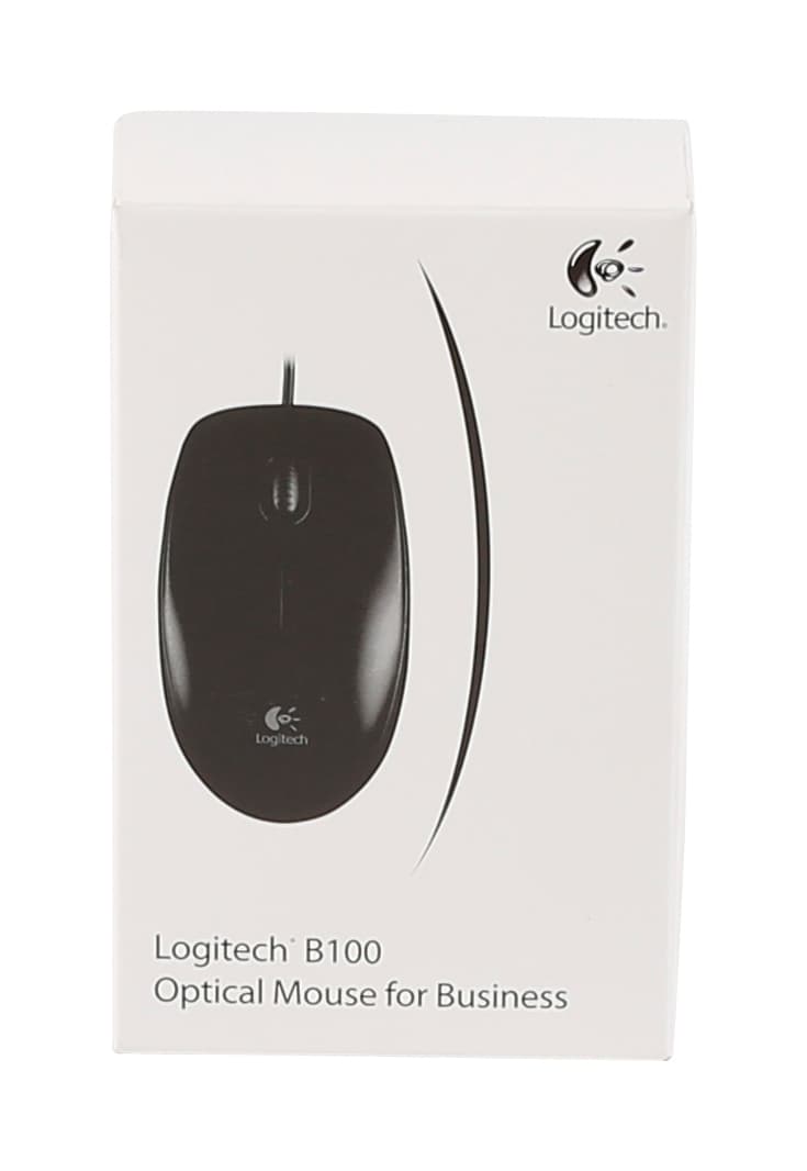 Logitech B100 Wireless Ambidextrous Mouse Black - 910-003357 - Image 7
